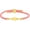 C, variant on A-Z letter bracelet, exquisite titanium heart-shaped letter bracelet, hand-woven name bracelet, fashionable women's jewelry, Christmas gift, the ideal choice for women.