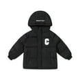 thumbnail image 2 of Esaierr Kids Baby Winter Puffer Coats Hooded Light Down Outwear Toddler 2-12Y Teen Mid Length Warm Fashion Padded Jacket for Boys Girls, 2 of 6