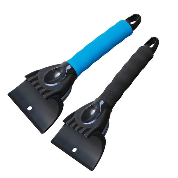 Pala funcional para nieve y hielo para coche, con hoja antideslizante para quitar la nieve y raspar y limpiar el hielo