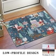 thumbnail image 3 of Dark Blue Christmas Santa Pattern Door Rugs,Washable Non Slip Door Mats Indoor,Decorative Door Mats,Entry Mat Indoor for Entrance,Bedroom,Kitchen,Bathroom,16"x24", 3 of 6