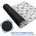 thumbnail image 6 of Long Mouse Pads for Desk,White Cartoon Dinosaurs Colorful Pattern Desk Mats on Top Of Desks, Desk Mouse Pad Extra Large with 3mm Non-Slip Base and Stitched Edge for Gaming,Office,Work,Home 31.5"x11.8", 6 of 6