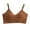 Khaki1, variant on ameIAEA Cotton Bras for Women V Neck Sport Bra Spaghetti Strap Padded Athletic Gym Tank Tops