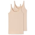 thumbnail image 1 of SCHIESSER Top con Tirantes para Mujer, Paquete de 2 - Single Jersey, Serie 95/5, uni Beige (Arena) S (Small), 1 of 3