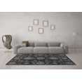 thumbnail image 3 of Ahgly Company Indoor Rectangle Abstract Gray Modern Area Rugs, 2' x 4', 3 of 4