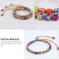 thumbnail image 3 of GKNET Prayer Beads Bracelet Bracelets Colorful Energy Stone Miss Women's, 3 of 9