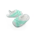 thumbnail image 4 of goowrom Baby Sandals Shoes with Plaid Pattern, Elastic Band Non-Slip Bottom Clothing Accessory, 4 of 5