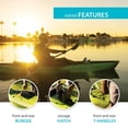 thumbnail image 5 of Lifetime Kenai 10.25 ft Sit-On-Top Kayak with Paddle, Krypton Fusion (91331), 5 of 31