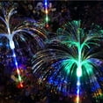 thumbnail image 6 of LED Solar Fiber Optic Tree Light, Color Changing, IP65 Waterproof, Outdoor Waterproof Decorative Landscape Light with Star Topper for Garden, Courtyard, 2-Layer Jellyfish, 6 of 8