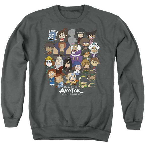 Avatar The Last Airbender Chibi Group Unisex Adult Crewneck Sweatshirt
