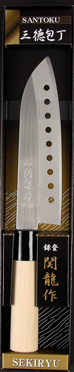 Sekiryu Saku Original Japanese Chef Santoku Knife 165mm