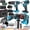 Host * 4+Battery * 1, variant on Multi-functional Power Tool Combo Set with Impact Wrench and Drill Driver for Household and Construction DIY Projects