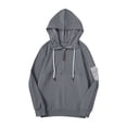 thumbnail image 5 of Ketyyh-chn99 Womens Zipper Hoodie Coat Lightweight Zip up Hoodie Sweatshirt Casual Fall Clothes Grey,XL, 5 of 5