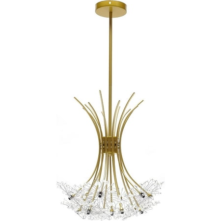 

Aohuada 13-Light Led Lamp Crystal Dandelion Decorative Chandelier for Dining Room Living Room Bedroom Bar Foyer Restaurant
