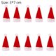 thumbnail image 3 of 10pcs/20pcs Mini Santa Hats Christmas Lollipop Hat Crafts Mini Santa Claus Hat Christmas Table Dinner Decorations, 3 of 5