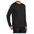 thumbnail image 4 of Mens Long Sleeve PosiCharge Competitor Polyester Tee Shirt Black 3XL, 4 of 8