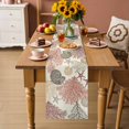 thumbnail image 2 of Red Coral Coastal Table Runner 70 Inches, Conch Starfish Nautical Ocean Bed Runner Dresser Scarves Tabletop for Indoor Outdoor Parties/Ceremony/Banquet, 13" x 70", 2 of 9