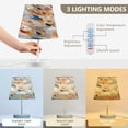thumbnail image 3 of Table Lamp Adjustable 3 Color & 10 Brightness Levels Desk Lamp Linen Shade USB Powered for Bedrooms and Bedside Tables Earthy Colors Watercolor-textured Medium, 3 of 7