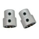 thumbnail image 4 of 2 piezas de perilla de latón plateado perillas de control de tono de para bajo de guitarra eléctrica, 4 of 9