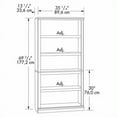 thumbnail image 2 of Sauder Select 5-Shelf Bookcase, Abbey Oak Finish, 2 of 3