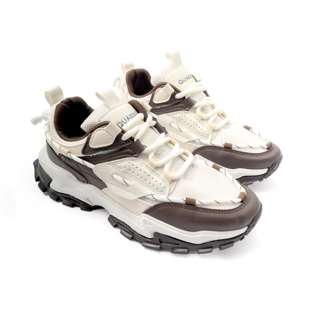 Tenis Chunky Estilo Trekking Con Suela Gruesa Para Hombre
