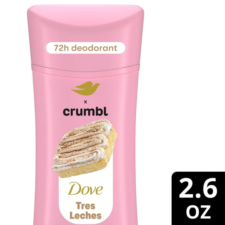 Dove & Crumbl Limited Edition Deodorant Crumbl Tres Leches, 2.6 oz