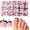 Black C Tips Pink, variant on 180 count White Tip Press Toenails Women Tabs, Tip Nails Press ons Square Press Nails Nude Press Nails Pedicure Nails Tip False Glue Toenail