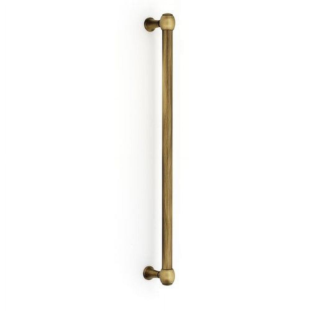 Alno D980-12-AE Royale 12" Center To Center Solid Brass Traditional Appliance Handle /