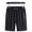 Black, variant on Men'S Plus Size Ice Silk Stretch Shorts,Summer Loose Sports & Recreation Shorts,Breathable Workout Running Quick Dry Shorts Rope-Fastening, Quick-Drying, Beachwear Underwear Light Grey L