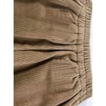 thumbnail image 6 of Women'S Corduroy Wide Leg Pants, Fall Winter High Waist Bootcut Cropped Trousers Casual Loose Khaki XXL, 6 of 9