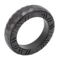 thumbnail image 1 of Anillo Deslizante Para Aliviar El Estrés, Anillo Háptico De Metal Portátil De Acero Inoxidable, Juguete Sensorial Giratorio Negro Para Meditación En Espera, 1 of 7