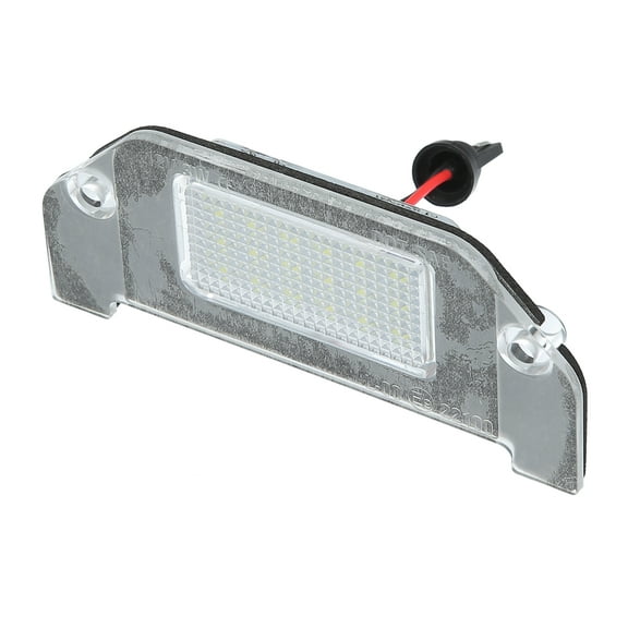 Unique Bargains Car 6000K White LED License Plate Light Assembly 4805846AA 2835SMD for Dodge Dart 2013-2016 Clear Black