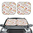 thumbnail image 2 of Balery 2 Piece Canada Day Car Windshield Sun Shade|Foldable Front Windshield Shade for Car Front Window for Most Sedans SUV Truck-Large, 2 of 7