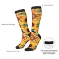 thumbnail image 4 of Fotbe Bohemian Sunflower Calcetas Divertidas Estampadas para Hombre y Mujer, Calcetas de Algodón hasta la Rodilla para Caminar, Correr, Enfermería y Embarazo, 4 of 6