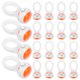 thumbnail image 2 of 50 ganchos para cortinas: rodillos para rieles de cortina con rodamientos de bolas lisos - Rodillos de rueda silenciosos - Piezas de polea deslizante silenciosa para rieles antiguos, 2 of 6