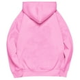 thumbnail image 3 of Womens Hoodie 2025 Fall Winter Drop Shoulder Blank Plain Hoodies with Pockets Hooded Sweatshirt Hoodie Women Pullover, 3 of 6