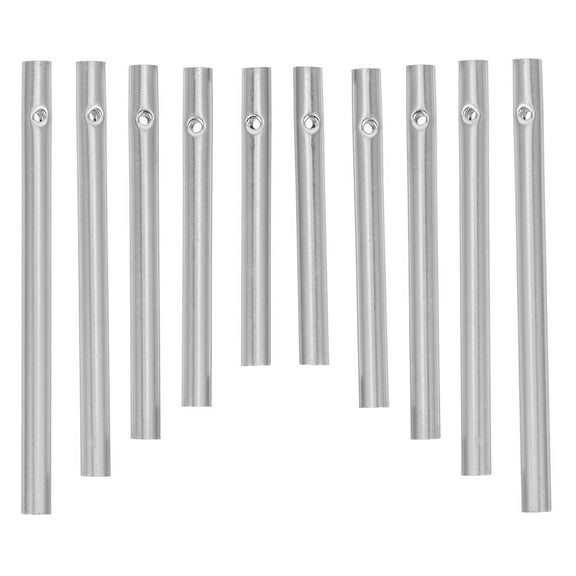 FRCOLOR 10pcs Small Wind Chimes Wind Chimes Wind Chime Parts Wind Chime Replacement Tubes Wind Chime Supplies Wind Bell Wind Chime DIY Wind Chime Tube Hanging Aluminum Outdoor Pendant