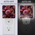 thumbnail image 2 of Minced flower LED Square Night Lights - Bright, Energy-Efficient Luminaires for Tranquil Nights - Set of 2, 200 Characters, 2 of 6