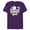Purple, variant on Family Guy Peter Griffin Couch Nap - Short Sleeve Blended T-Shirt for Adults - Customized-Putty Snow Heather