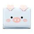 thumbnail image 1 of Womens Wallet Cute Pig Button Short Card Wallet Clutch Wallet Clutch Purse, 1 of 2