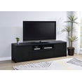 thumbnail image 2 of Winfield 78-inch 2-door TV Stand Media Console Black, 2 of 11