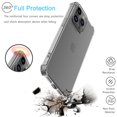 thumbnail image 4 of Tekcoo for iPhone 15 15 Pro 15 Plus 15 Pro Max Case, with 1 Pack Tempered Glass Screen Protector Non-Yellowing Shockproof Slim Soft Bumper Case Cover for iPhone 15 Plus -Clear, 4 of 10