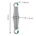 thumbnail image 3 of Para Hamaca, Capacidad De 500 , De Extensión de material acero Endurecido, Resistente, Para Colgar Sillas Hamaca Y Columpios Para Porche DYNWAVEMX Resorte colgante para hamaca, 3 of 8
