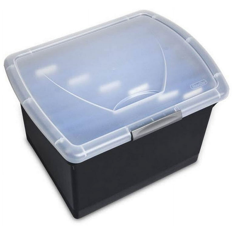 plastic file boxes with handles