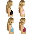 thumbnail image 3 of Just Intimates Sports Bra / Bras (Pack of 4) (Group 1, X-Small), 3 of 3