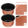 thumbnail image 3 of SHINYPASING Golden Rice Cooker Inner Pot Replacement Aluminum Alloy Kitchen Cooking Container, 3 of 6