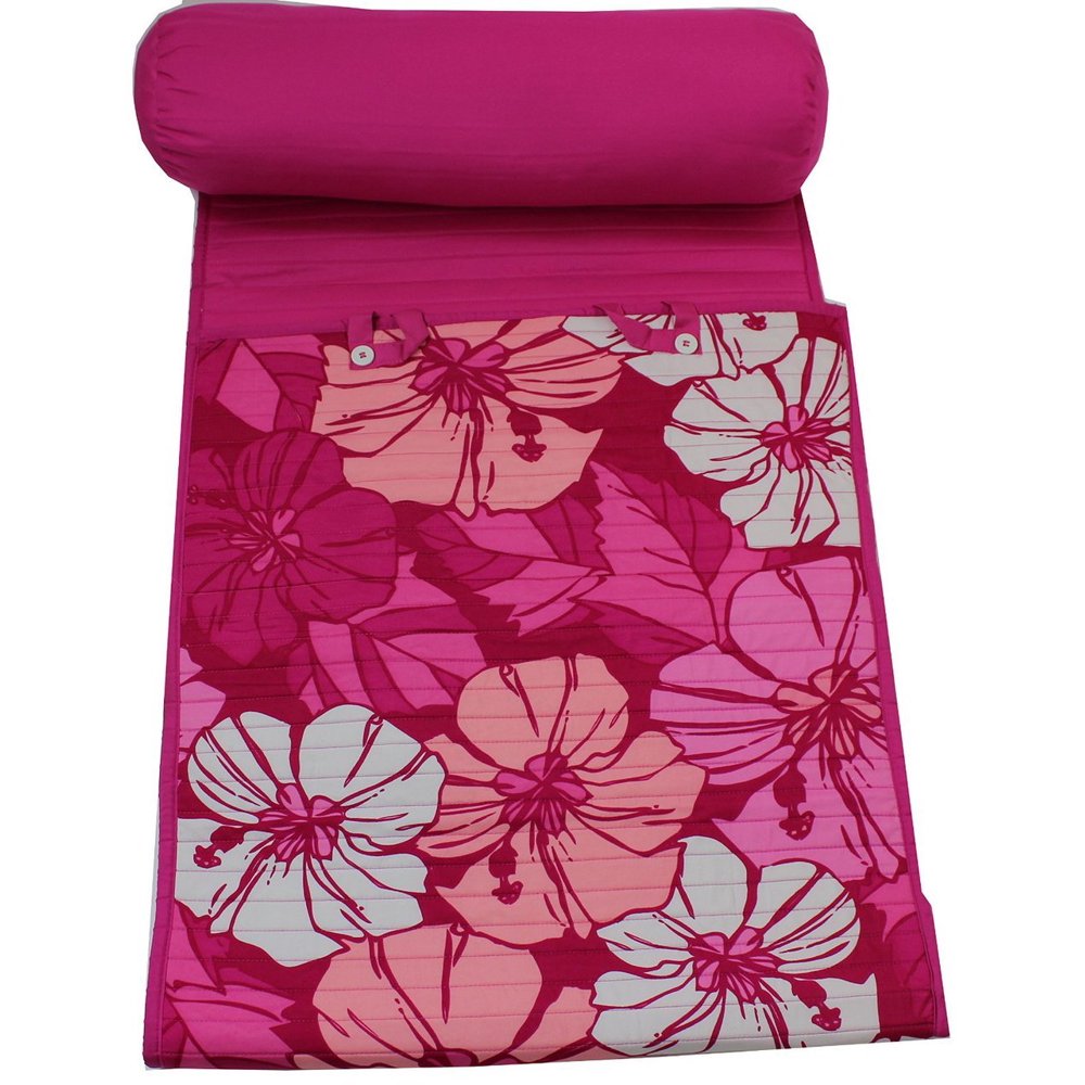 Hibiscus Flower Beach Mat w/ Pillow