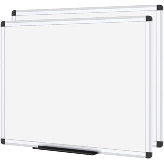 36x24 Inch Magnetic Dry Erase Board With Aluminum Frame - Includes Markers, Eraser, Magnets & Pen Tray For Office, Home Or School