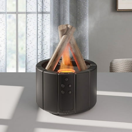 

Saleteraj Bonfire Aromatherapy Machine Bonfire Humidifier Small Volcano Humidifier Table Silent Color Ambient Light Simulation USB Flame Humidifier