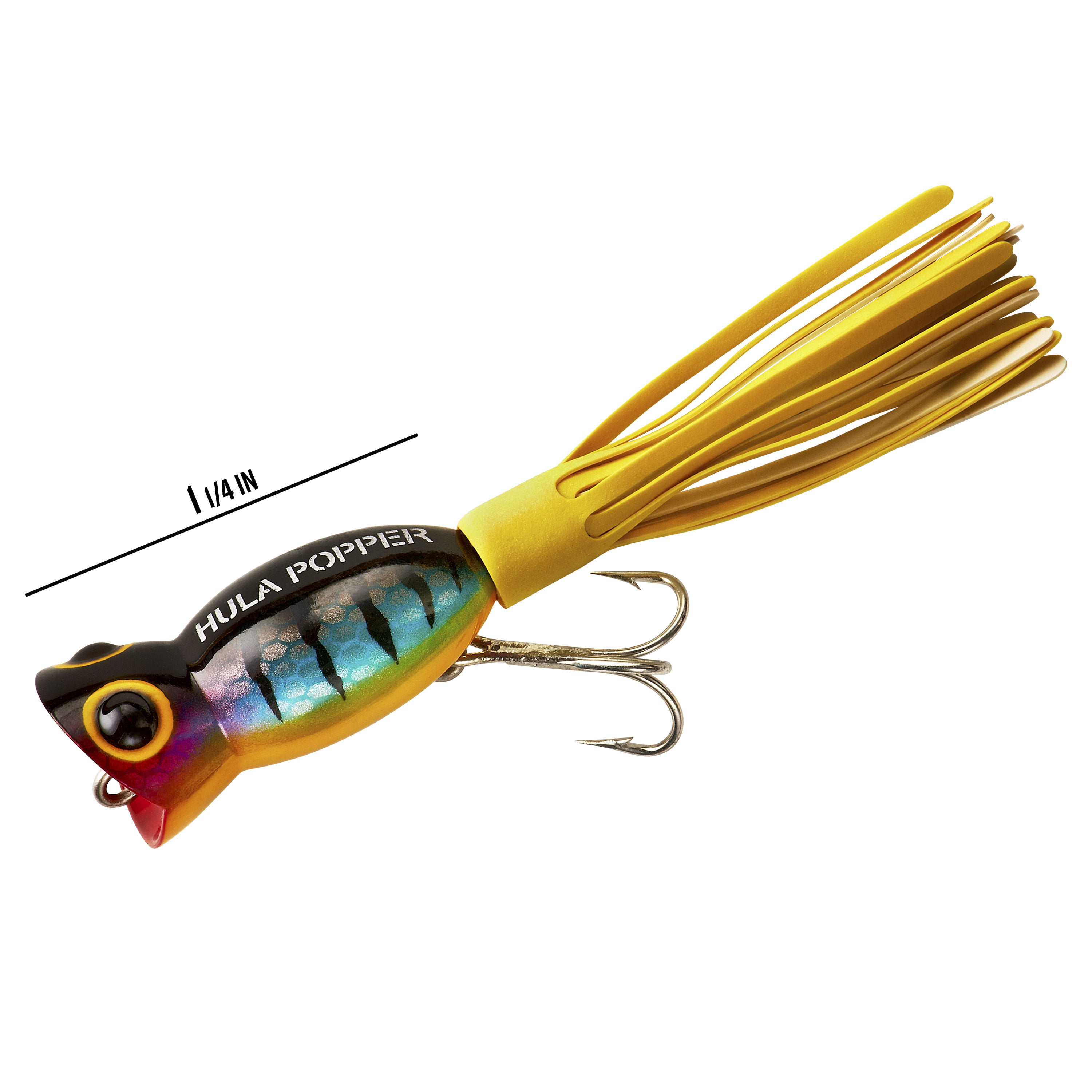 Arbogast Hula Popper Topwater Baits 1 1/4