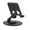 Black, variant on Uncaged Ergonomics 360° Swivel Phone Stand for Desk, All-Metal Height Adjustable, 180° Tilt Foldable Holder for Phones and Small Tablets, Silver